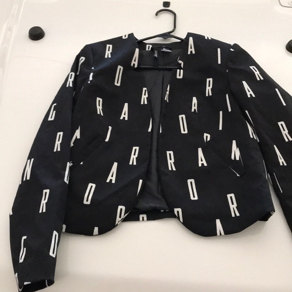 H&M Jackets & Blazers - H&M alphabet blazer